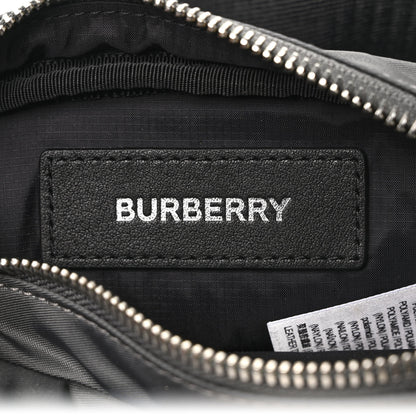 Burberry Econyl Logo Print Small Cannon Bum Bag Charcoal Grey 6 of 9