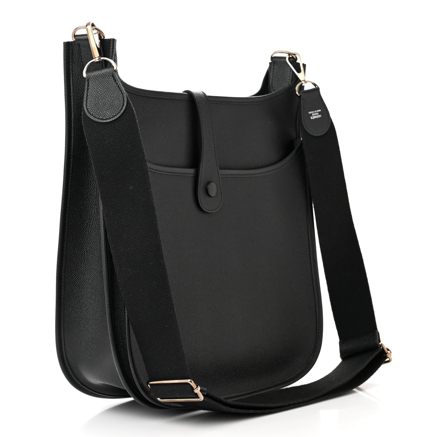 Hermes Soft Epsom Evelyne III GM Black 3 of 10