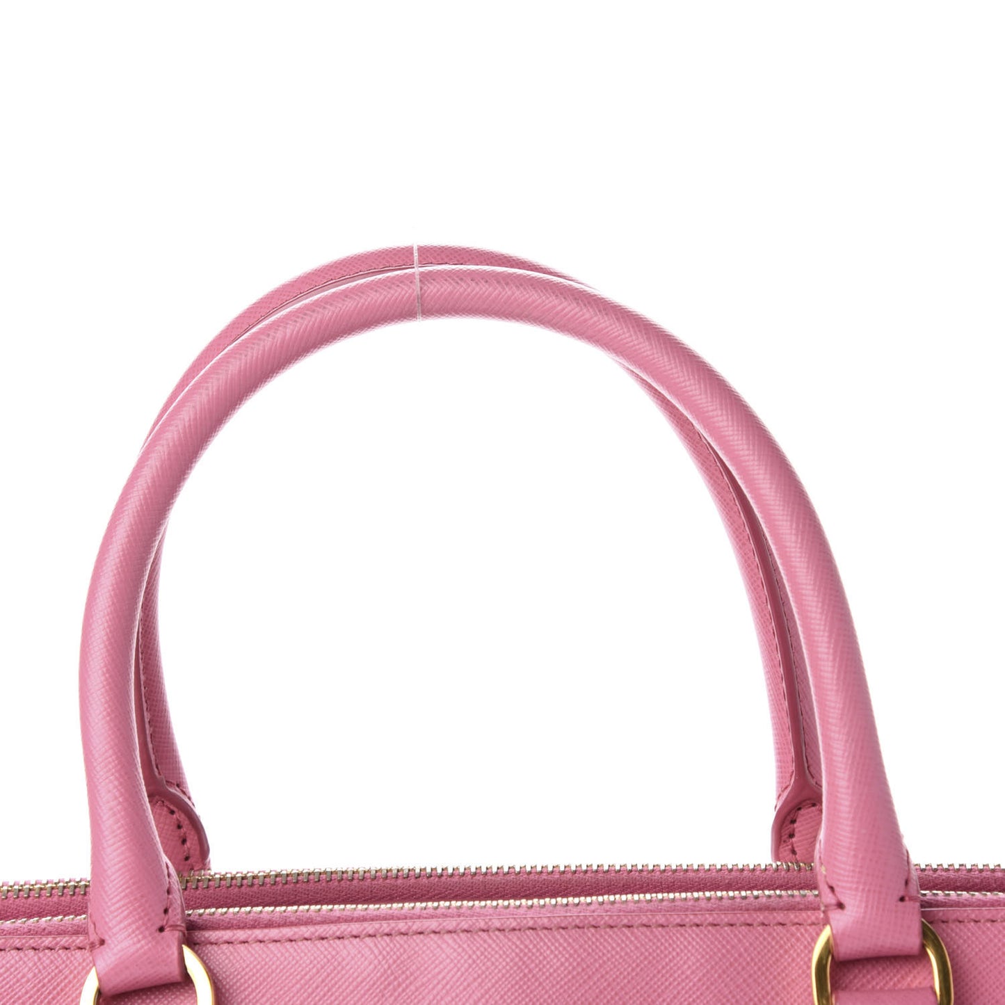 Saffiano Medium Double Zip Galleria Tote Begonia