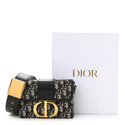 Christian Dior Oblique 30 Montaigne Box Bag Blue 10 of 10