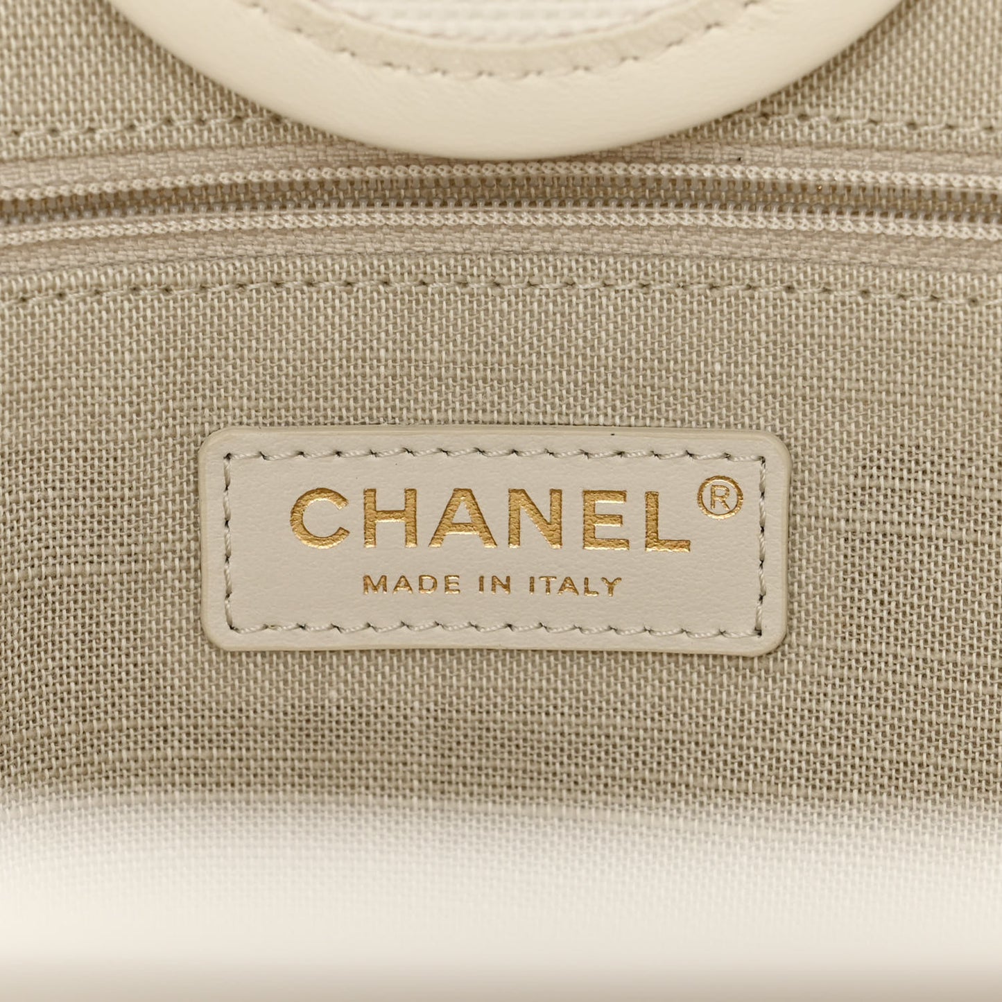 Cotton Medium Deauville Tote White