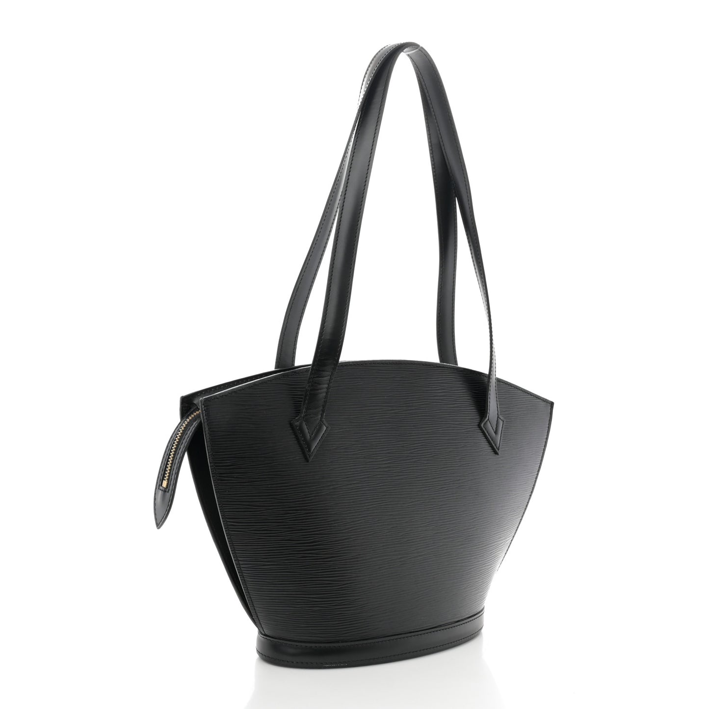 Epi Saint Jacques PM Long Straps Black