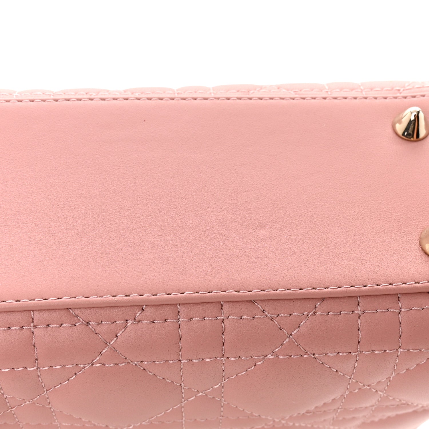 Christian Dior Lambskin Cannage Small My ABCDior Lady Dior Antique Pink 11 of 14