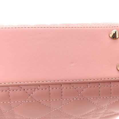 Christian Dior Lambskin Cannage Small My ABCDior Lady Dior Antique Pink 11 of 14
