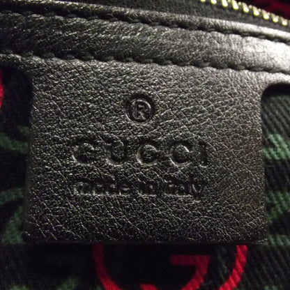Gucci Leather Medium Britt Shoulder Bag Black 7 of 11