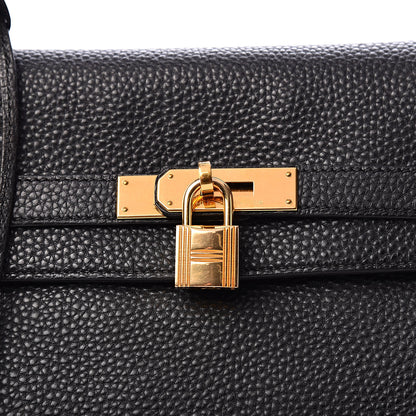 Hermes Togo Kelly Retourne 35 Black 36 of 37
