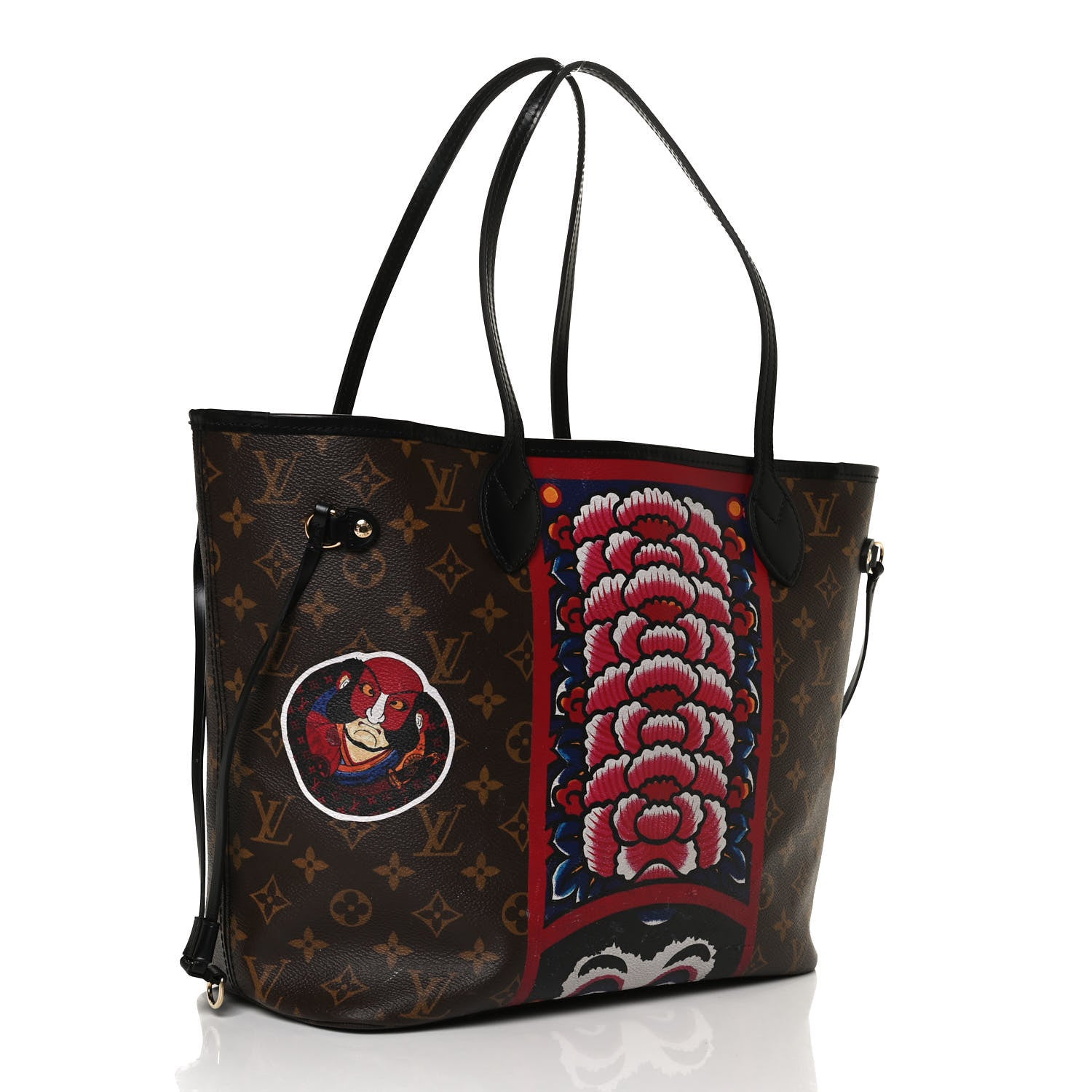 Louis Vuitton Monogram Kabuki Neverfull MM 3 of 14