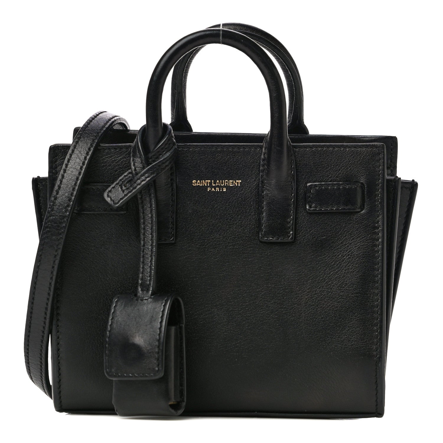Saint Laurent Calfskin Toy Sac De Jour Black 1 of 9