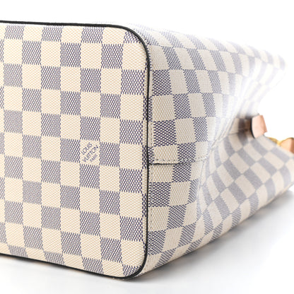 Louis Vuitton Damier Azur Braided Neonoe MM Blue 5 of 9