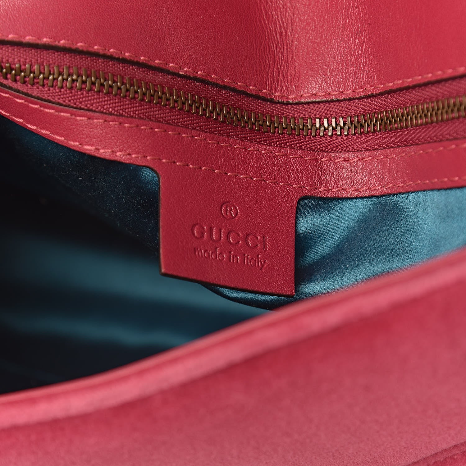 Gucci Velvet Matelasse Blind for Love Embroidered Medium GG Marmont Shoulder Bag Light Raspberry Rose Multicolor 6 of 10