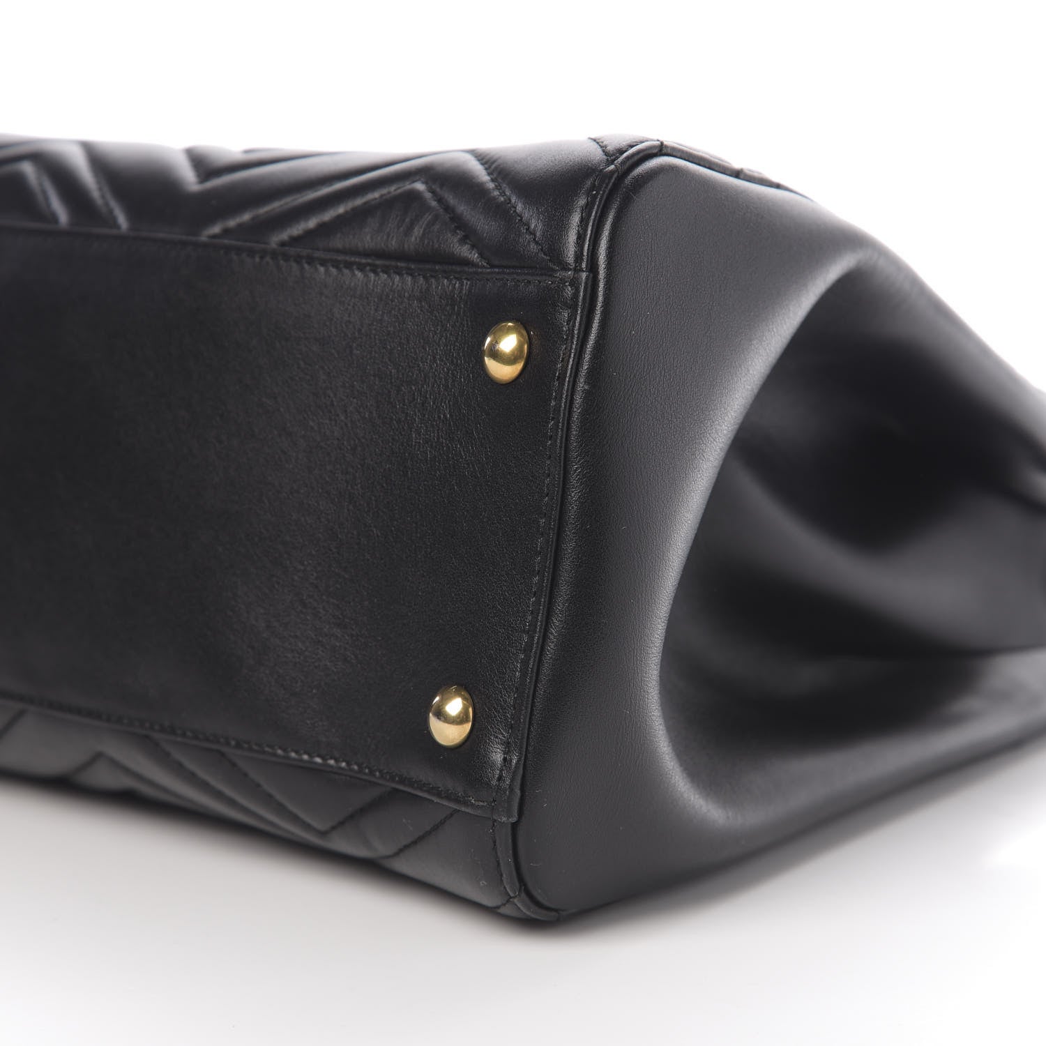 Gucci Calfskin Matelasse Medium GG Marmont Tote Black 9 of 10