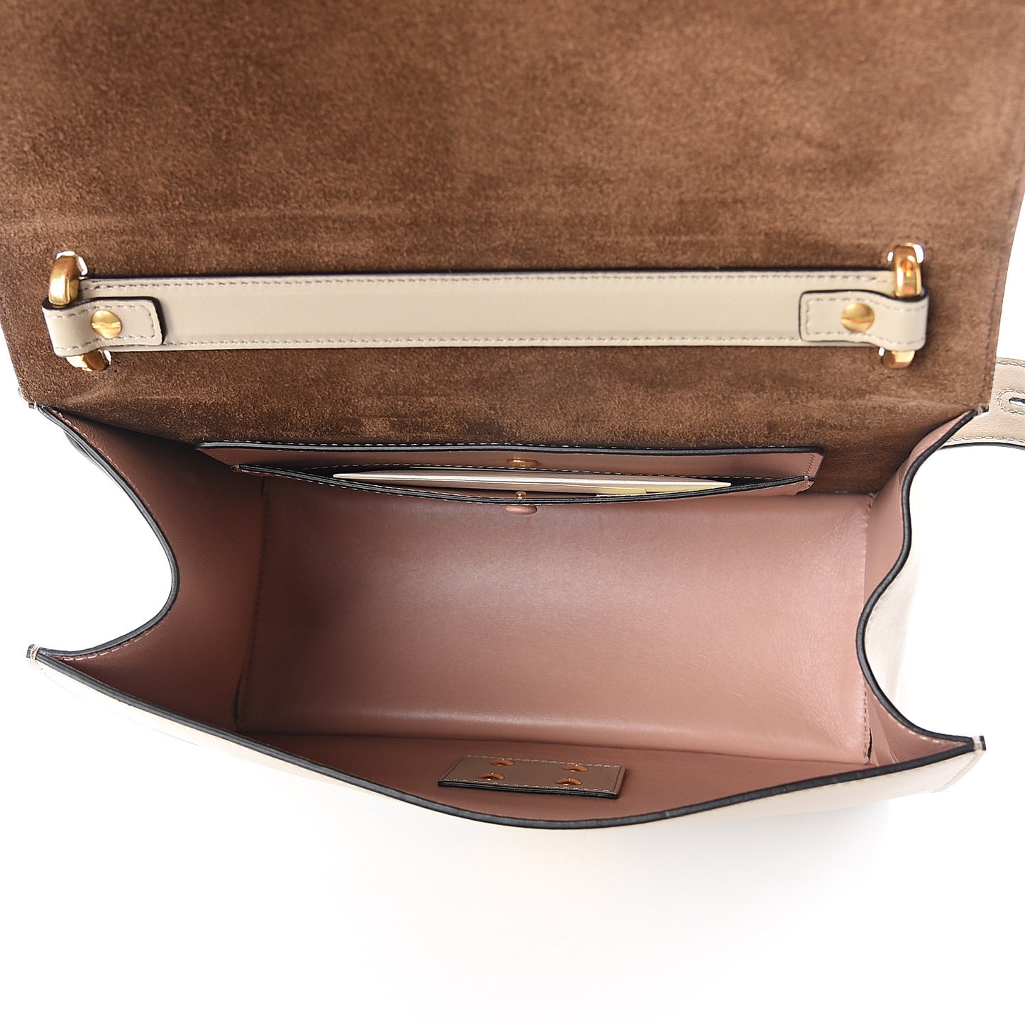 Vitello Grace Matte F is Fendi Kan U Shoulder Bag Nuvola
