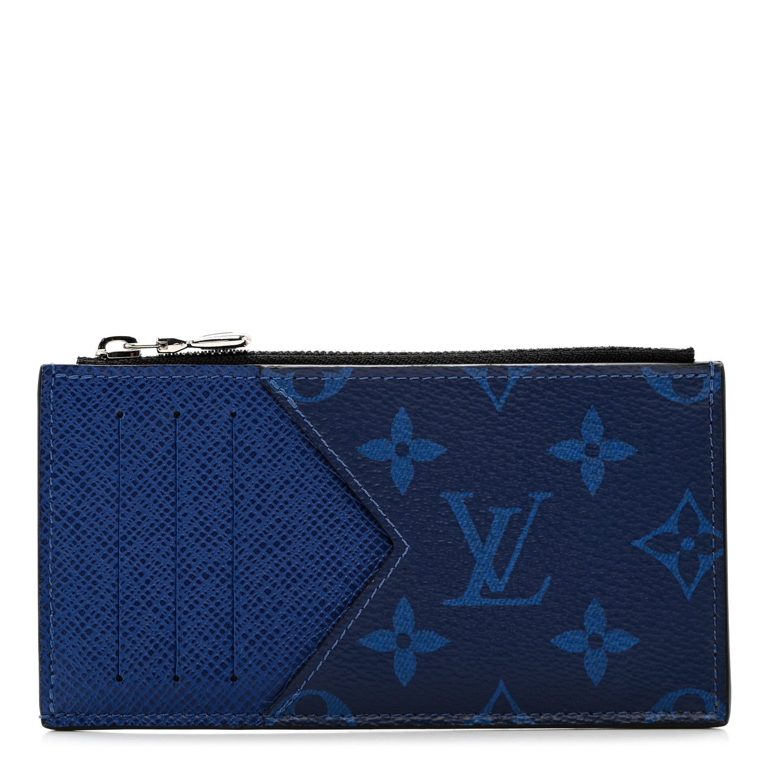 Louis Vuitton Taigarama Coin Card Holder Cobalt Blue 1 of 6