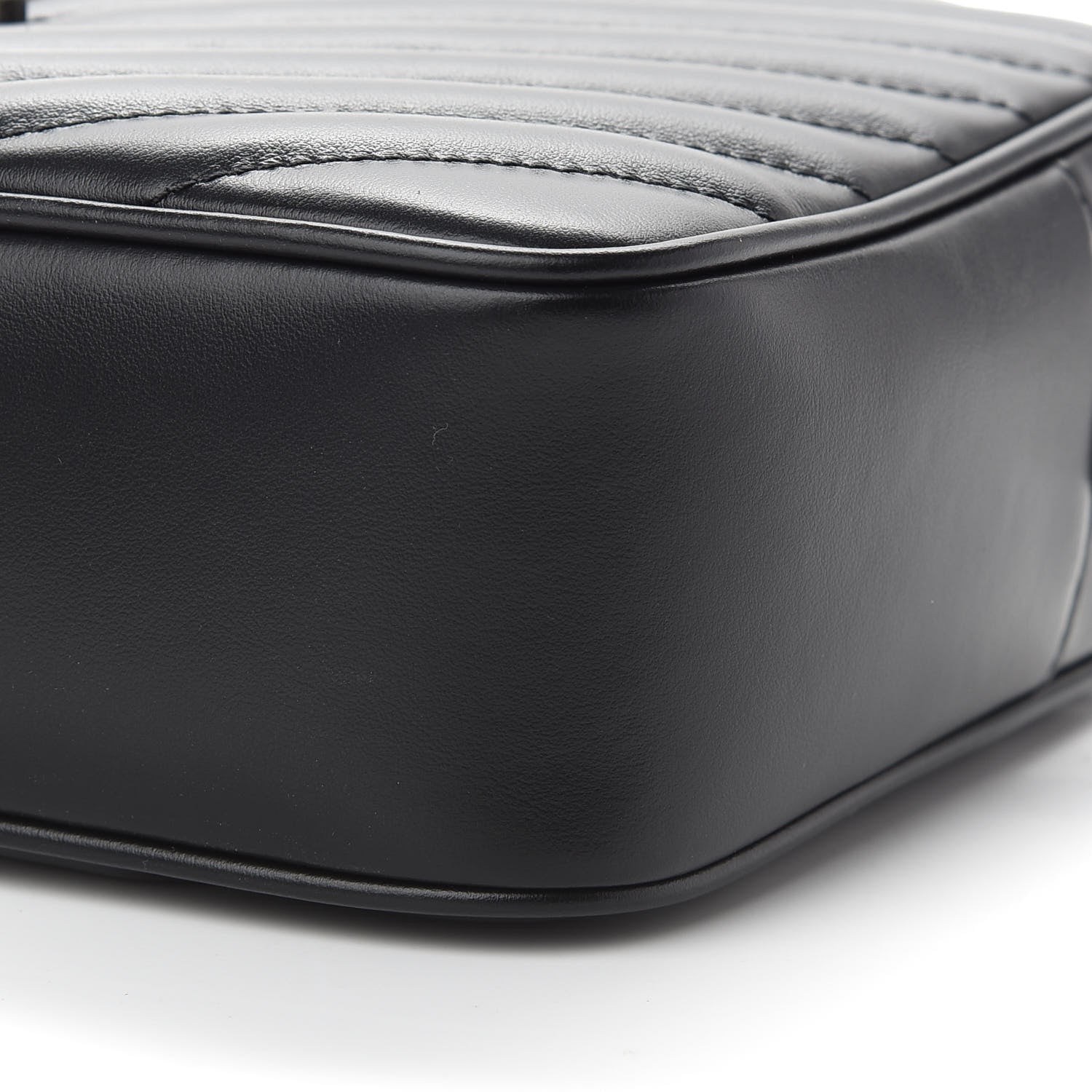 Saint Laurent Calfskin Matelasse Monogram Lou Camera Bag Black 8 of 8
