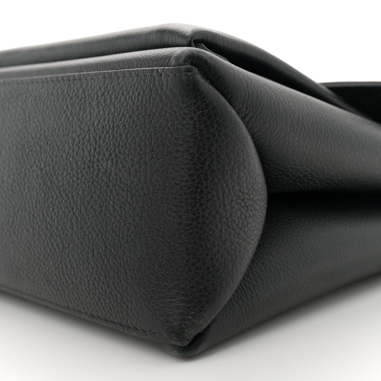 Soft Calfskin My Lockme Top Handle Black