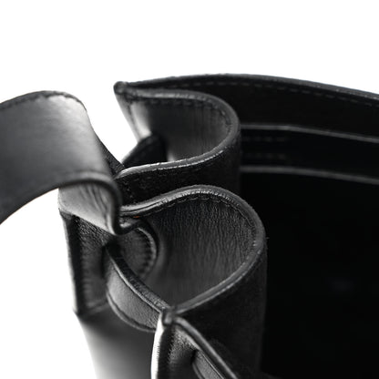 Celine Smooth Calfskin Long Strap Big Bucket Bag Black 10 of 11