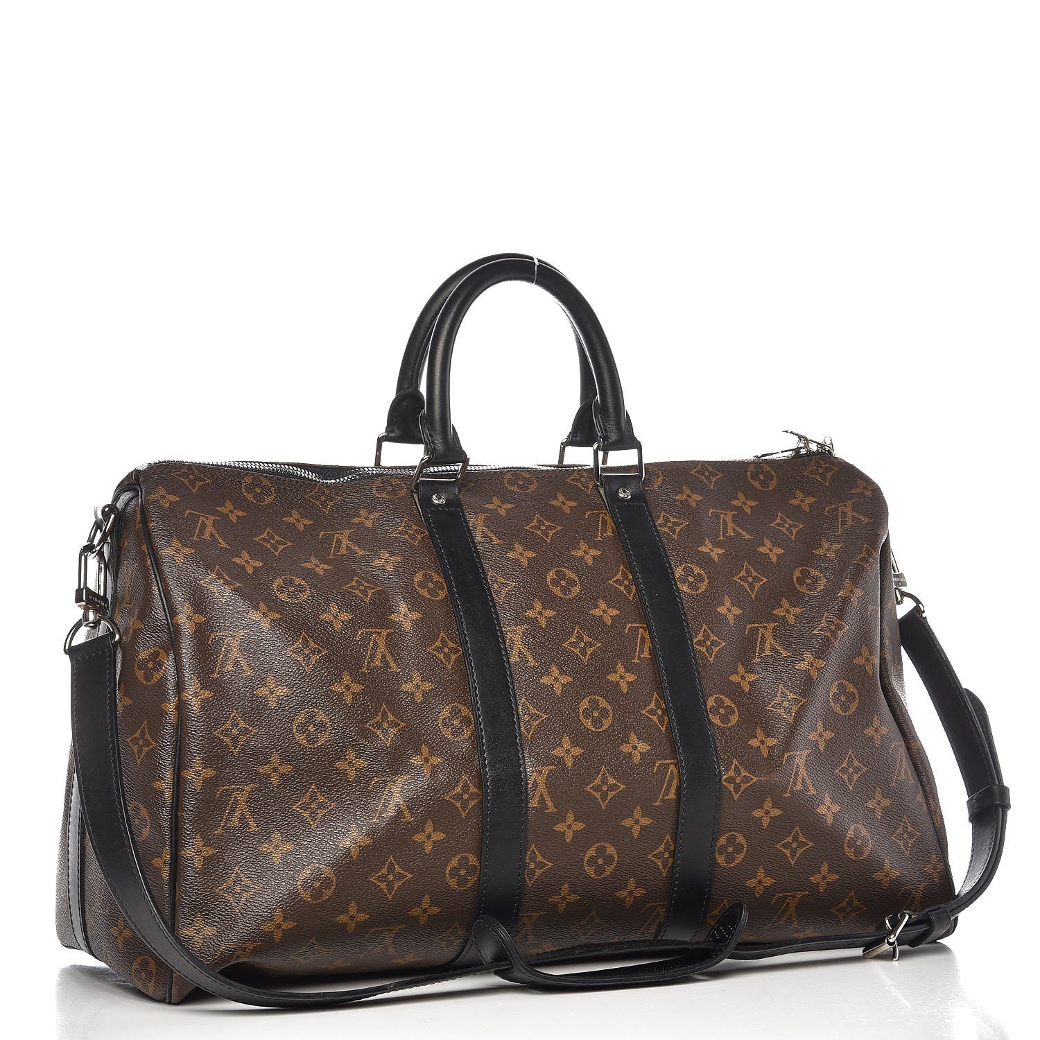 Louis Vuitton Monogram Macassar Keepall Bandouliere 45 3 of 10