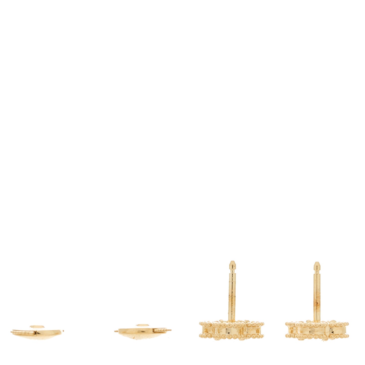 18K Yellow Gold Mother of Pearl Sweet Alhambra Earrings