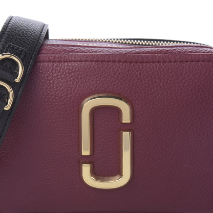 Marc Jacobs Supple Natural Grain Calfskin Softshot 21 Crossbody Bag Burgundy 9 of 9