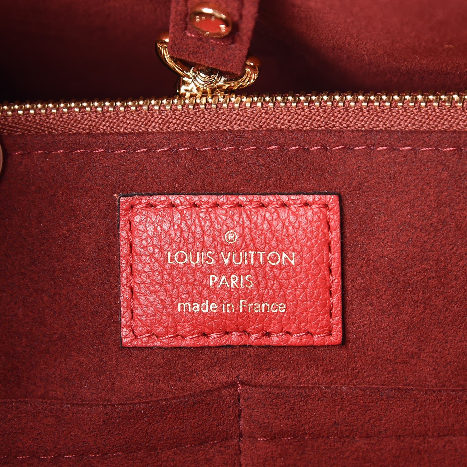 Louis Vuitton Calfskin Monogram Kimono Tote PM Cherry 7 of 8
