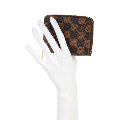 Louis Vuitton Damier Ebene Zippy Coin Purse 2 of 7