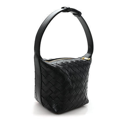 Bottega Veneta Calfskin Nappa Intrecciato Candy Wallace Black 3 of 11