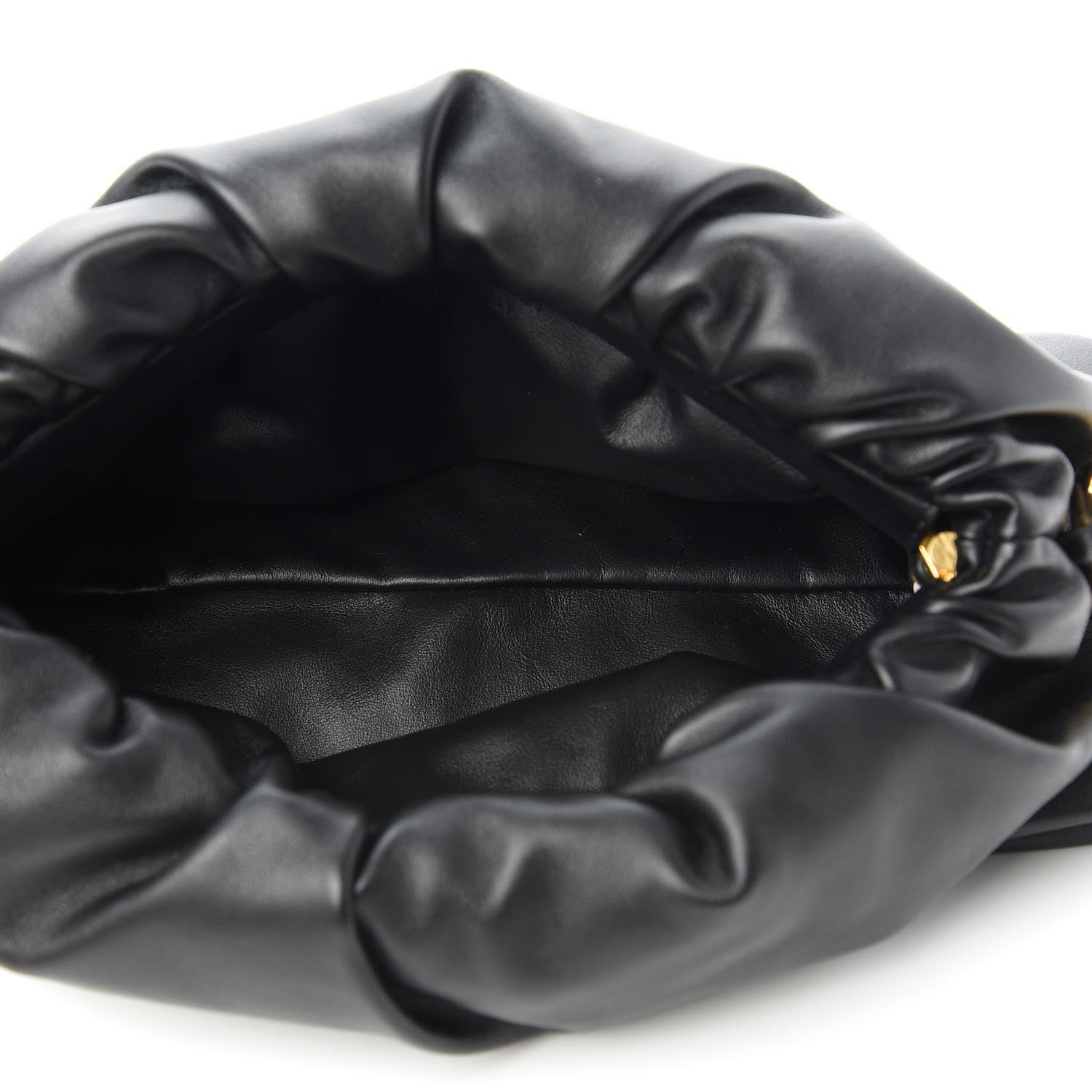 Bottega Veneta Calfskin The Pouch Chain Black 8 of 13