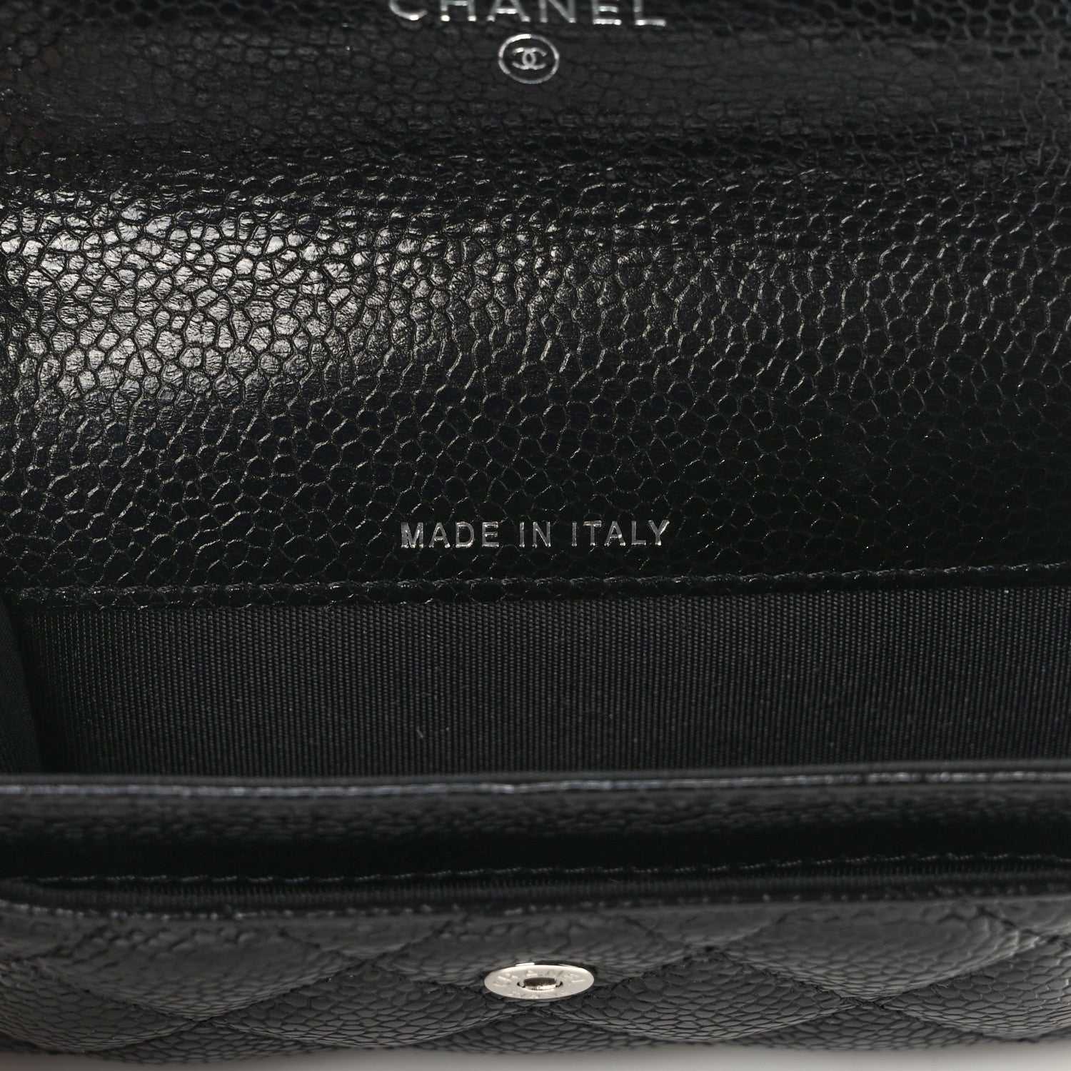 Chanel Caviar Quilted Flap Card Holder So Black 7 of 9