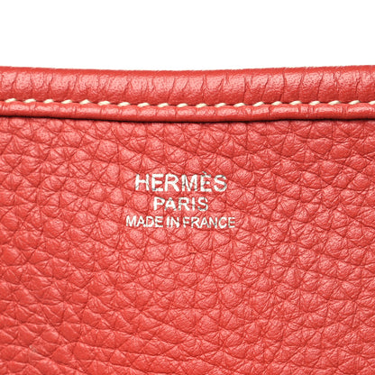 Hermes Taurillon Clemence Amazone Evelyne III GM Sanguine 6 of 13