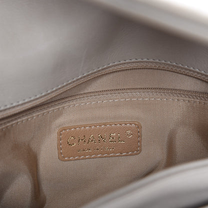 Chanel Calfskin Quilted Retro Chain Flap Beige 7 of 9