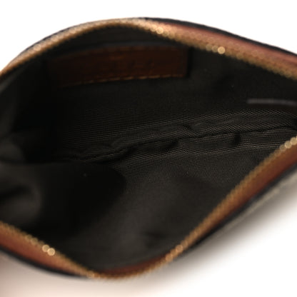 Gucci GG Supreme Monogram Key Case Beige Ebony Cuir 5 of 7