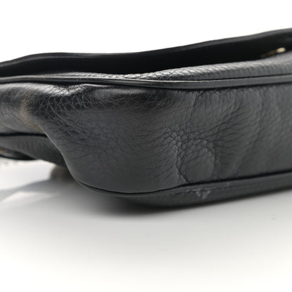 Gucci Pebbled Calfskin Medium Soho Flap Crossbody Black 9 of 18
