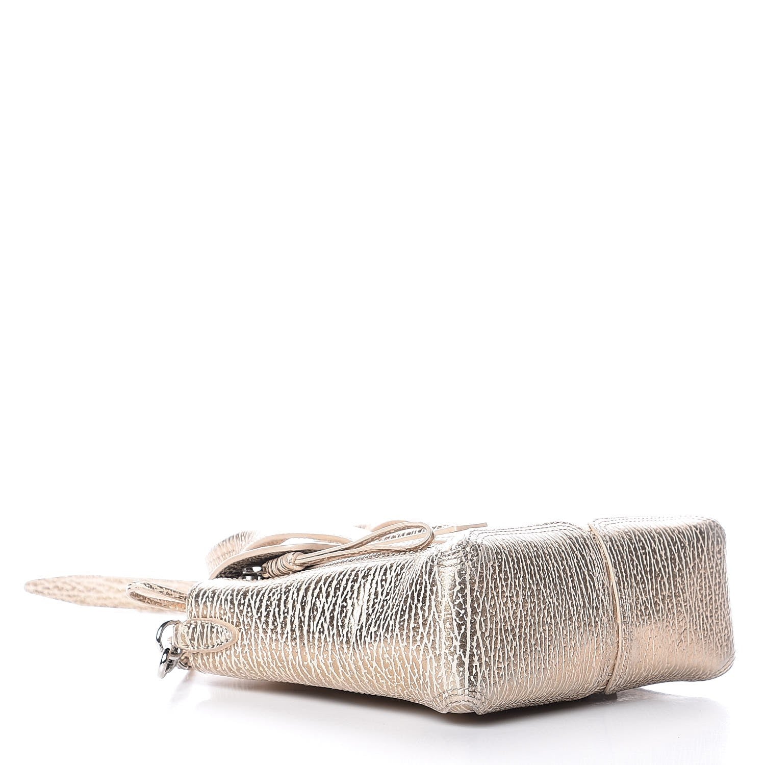 3.1 Phillip Lim 3.1 Textured Calfskin Mini Pashli Satchel Nude Platinum 4 of 9