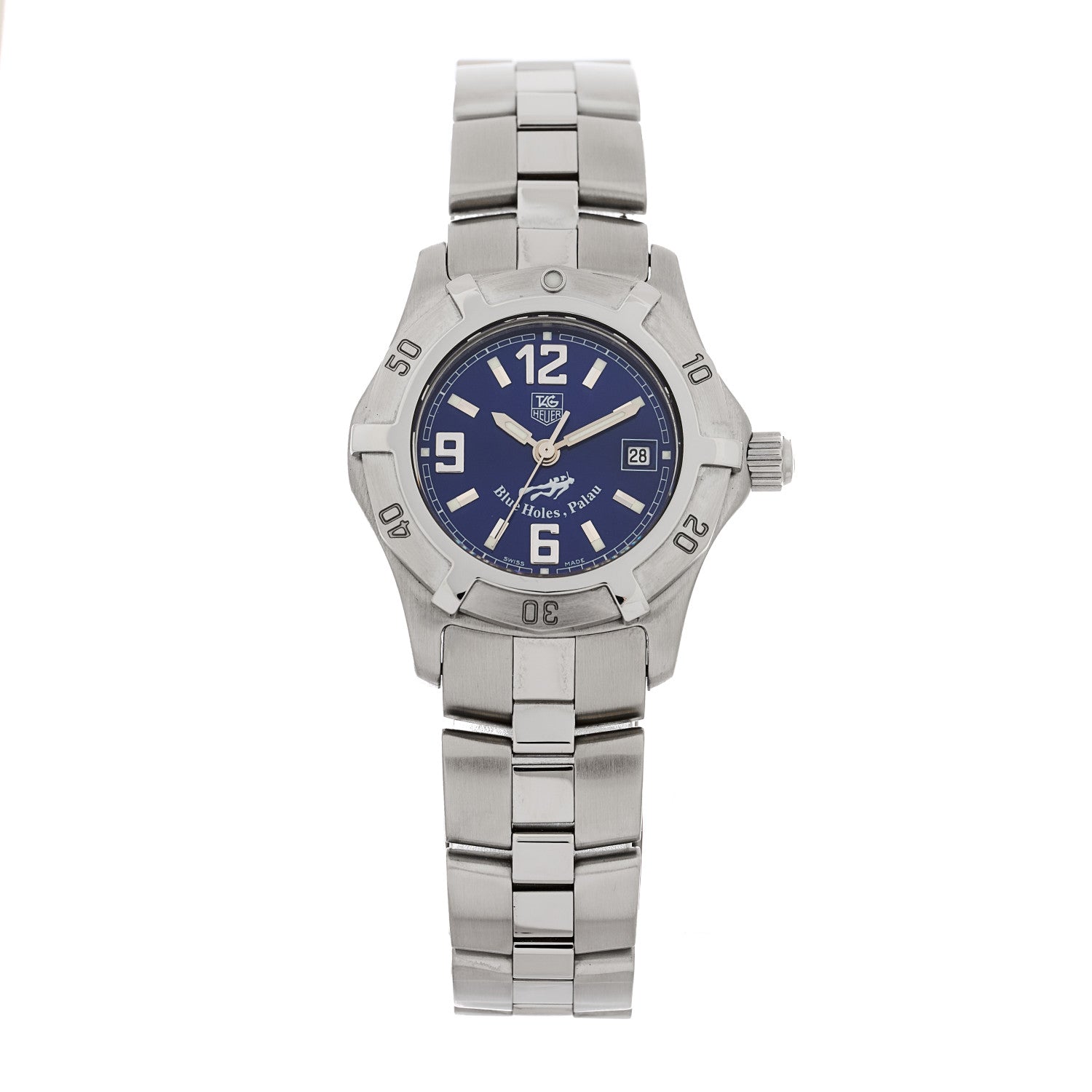 Tag Heuer Stainless Steel 29mm Aquaracer Palau Quartz Watch Blue WN1316 1 of 4