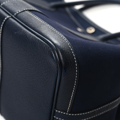 Hermes Toile Negonda Garden Party Tote 36 MM Bleu Marine 11 of 12
