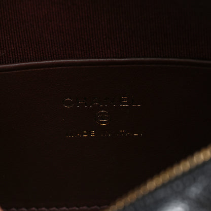 Chanel Caviar Quilted Hobo Clutch With Chain Black 6 of 11