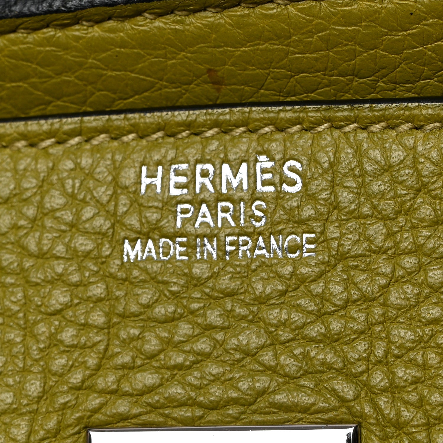 Hermes Taurillon Clemence Birkin 35 Vert Chartreuse 6 of 24