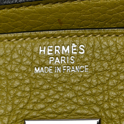 Hermes Taurillon Clemence Birkin 35 Vert Chartreuse 6 of 24