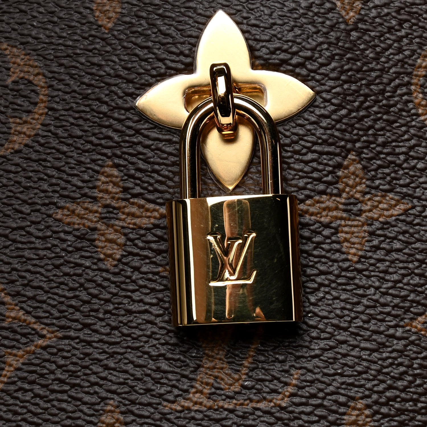 Louis Vuitton Monogram Flower Zipped Tote MM Black 5 of 5