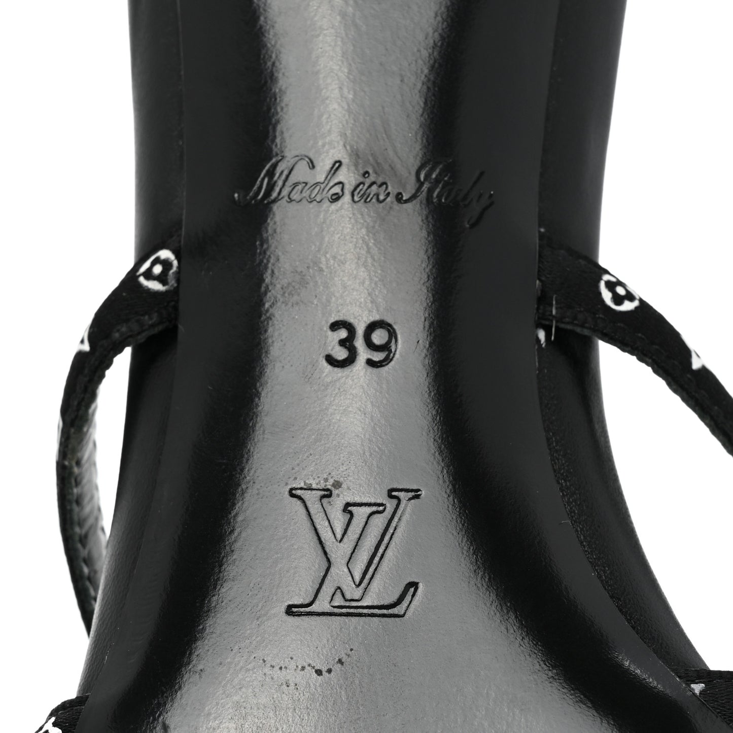 Satin Calfskin Citizen Thong Sandal 37 Black