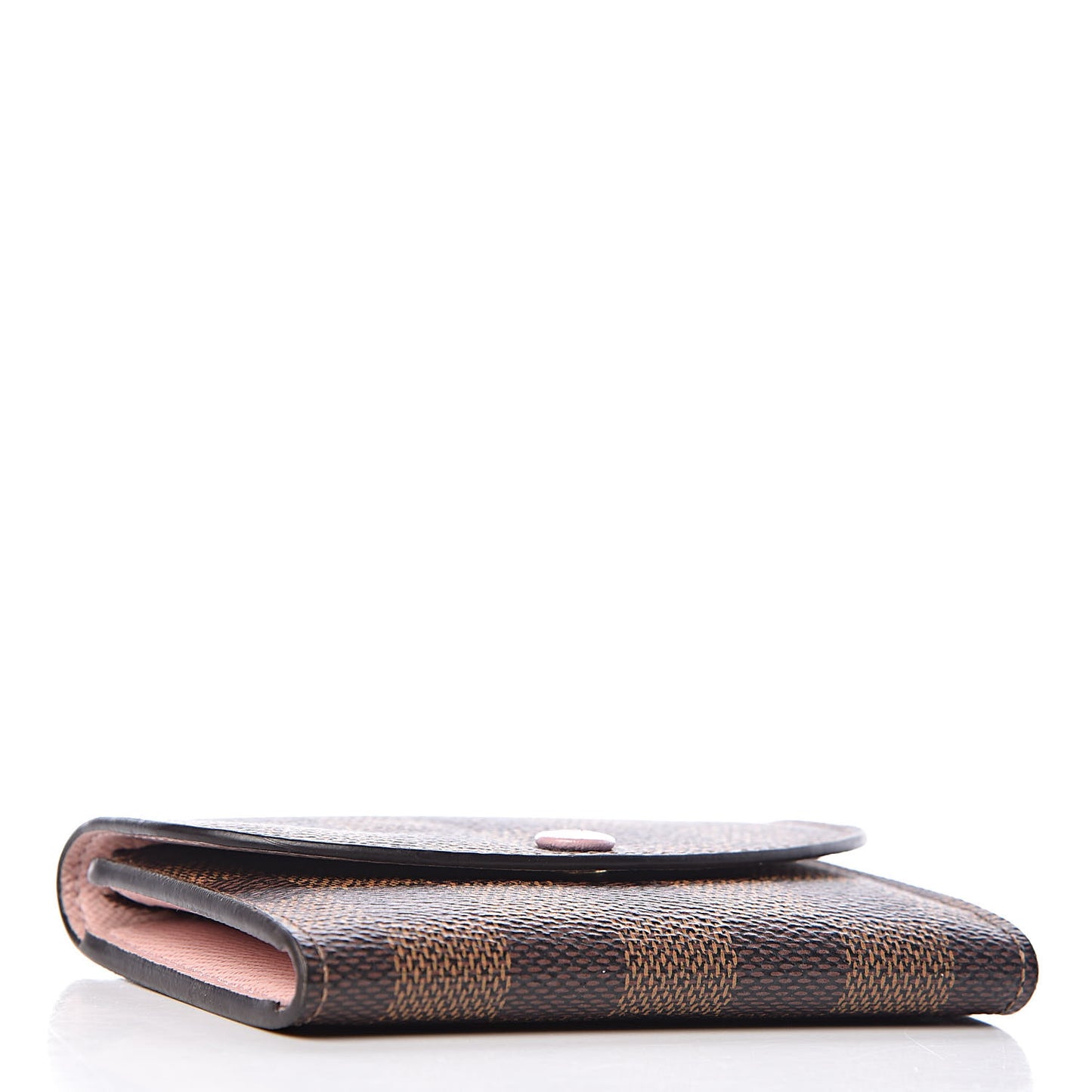 Damier Ebene Rosalie Coin Purse Rose Ballerine