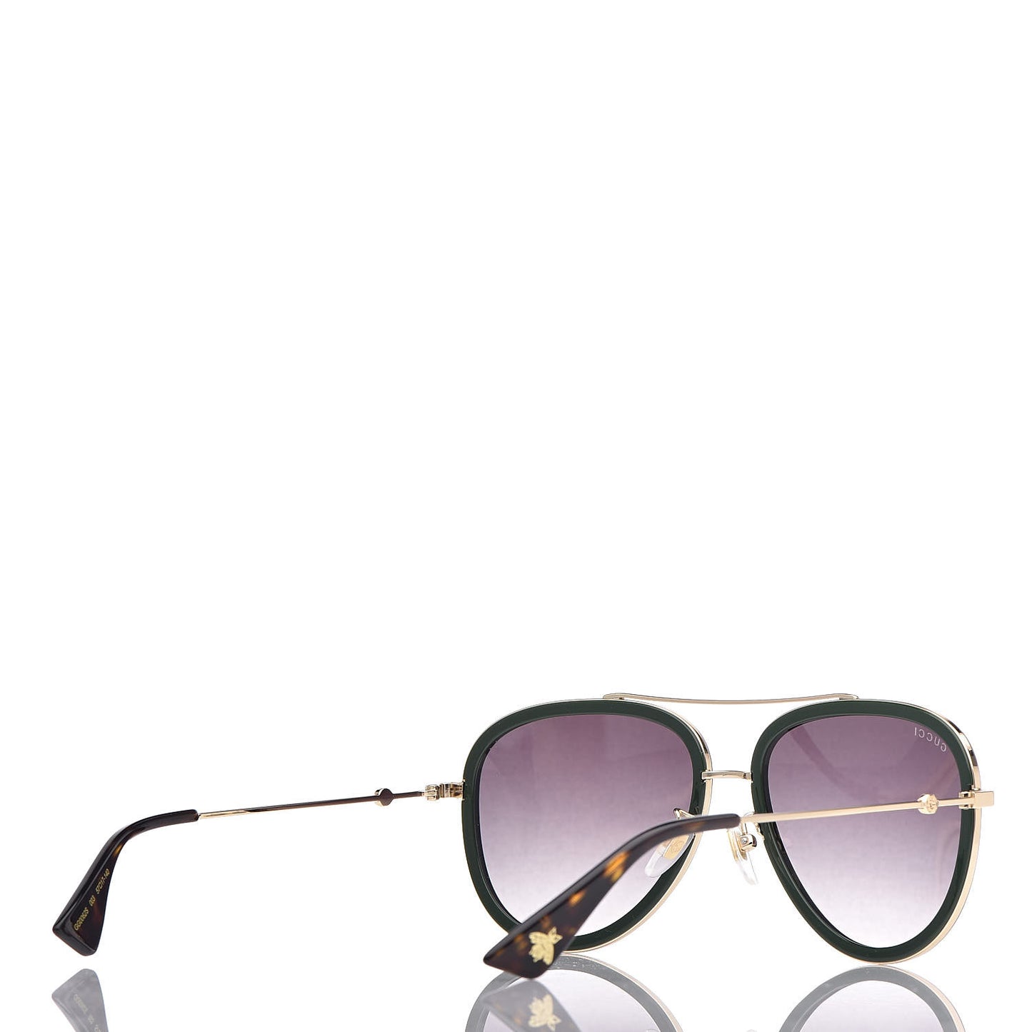 Web Aviator Sunglasses GG0062S Green Red