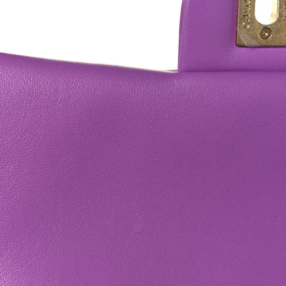 Chanel Lambskin Quilted Small CC Funky Town Flap Purple 13 of 15