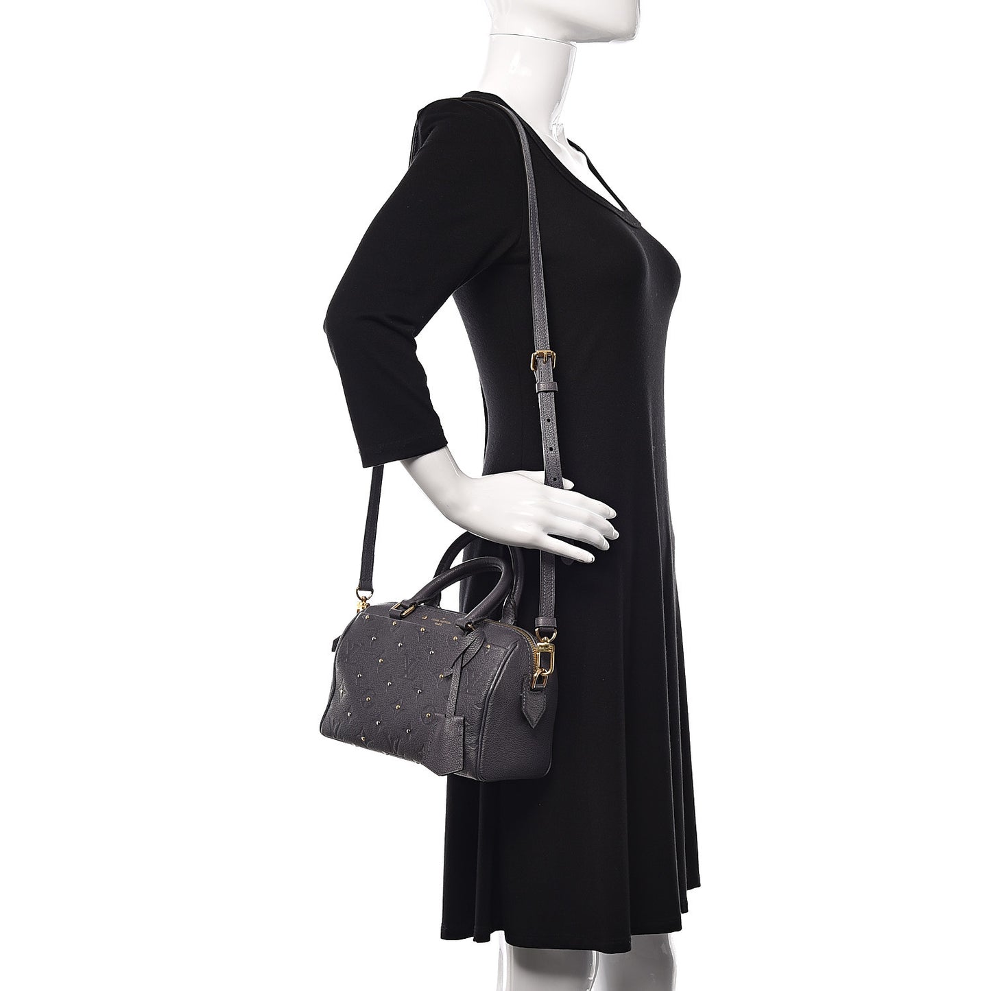 Empreinte Studded Speedy Bandouliere 20 Gris Silver
