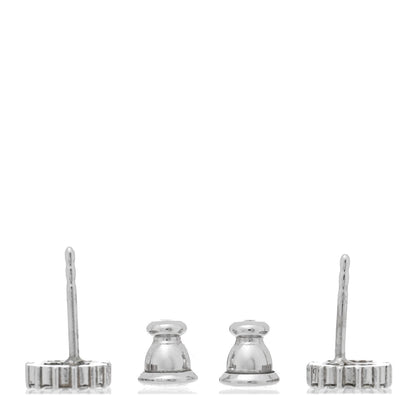 Christian Dior Crystal Clair D Lune Earrings Silver 3 of 4