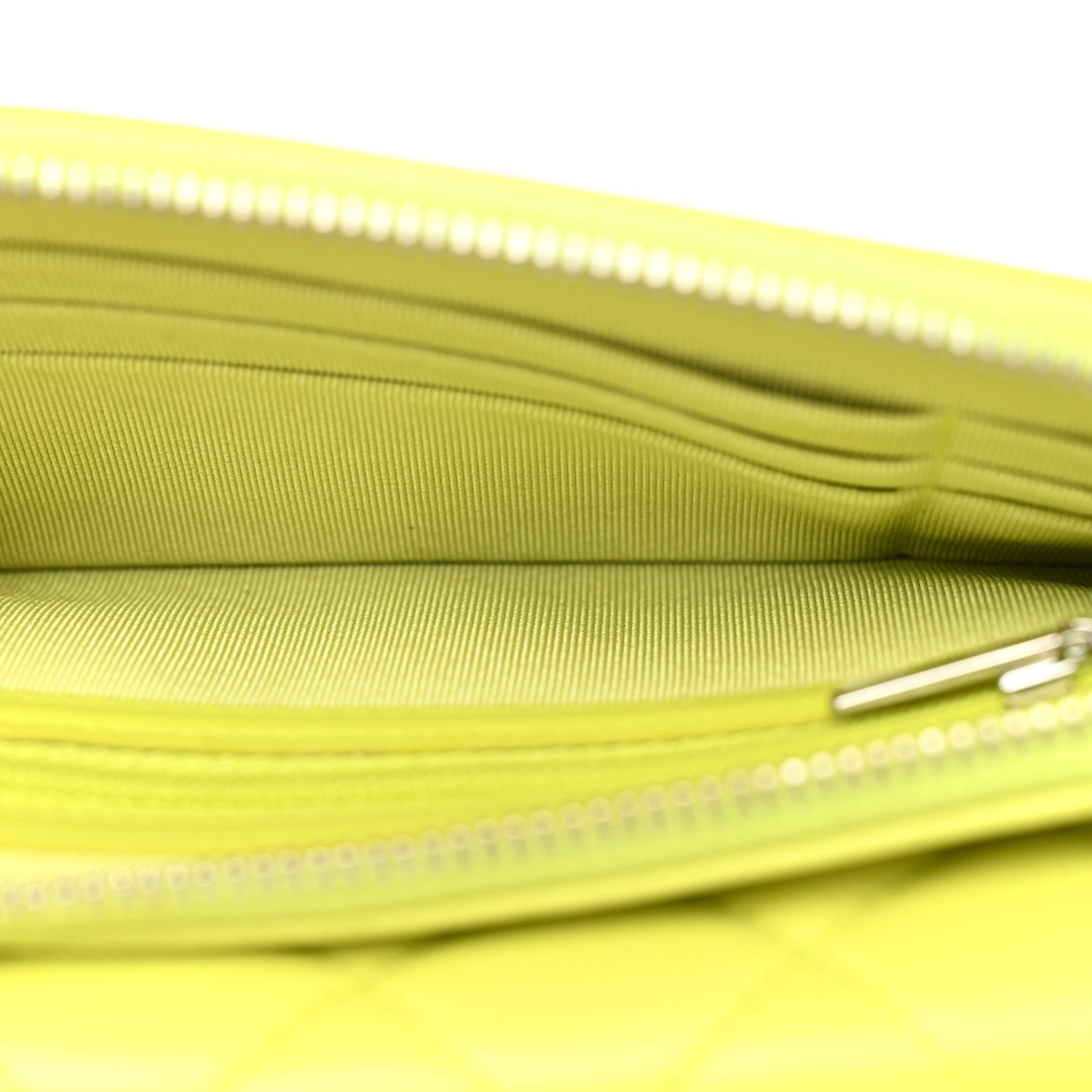 Chanel Lambskin Quilted Flap Phone Holder With Chain Yellow 4 of 10
