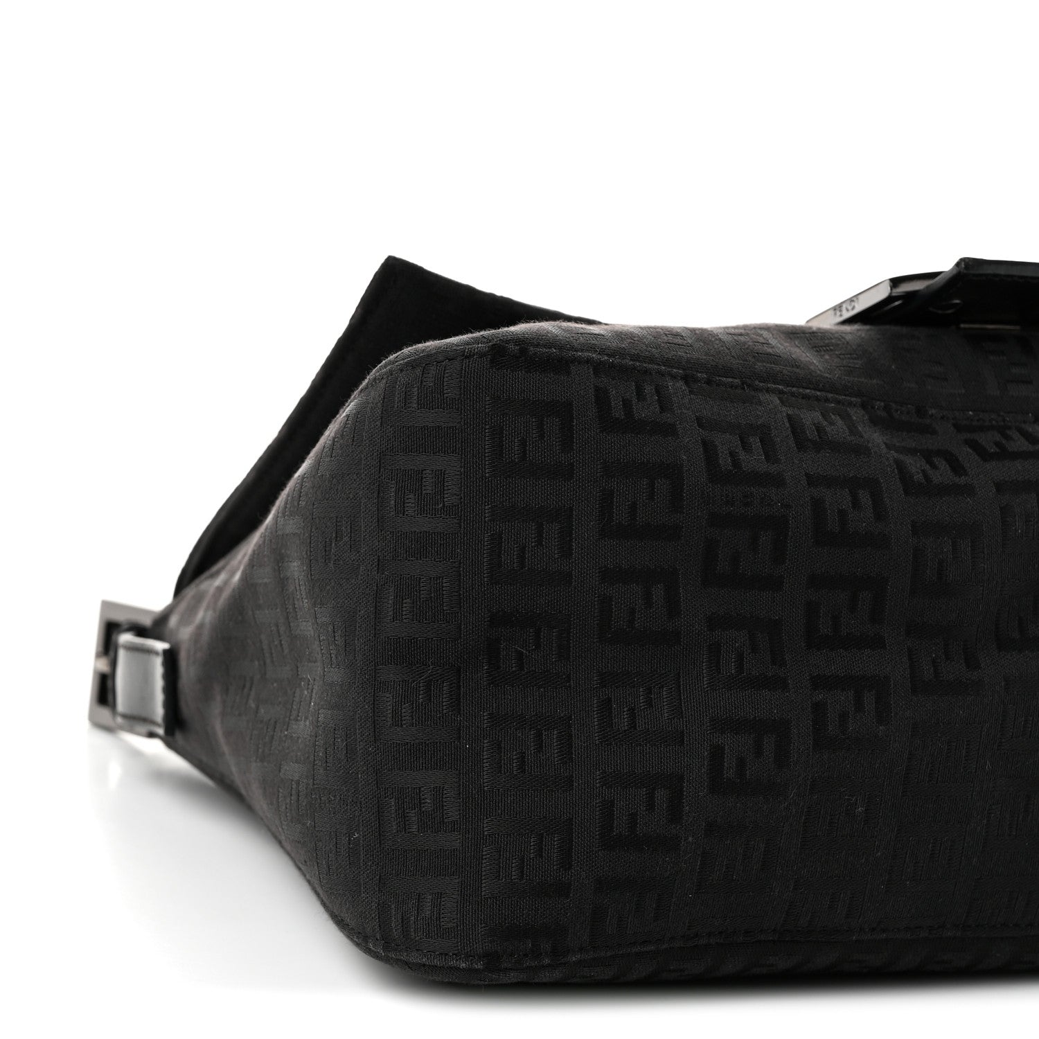 Fendi Zucchino Mama Baguette Black 9 of 10