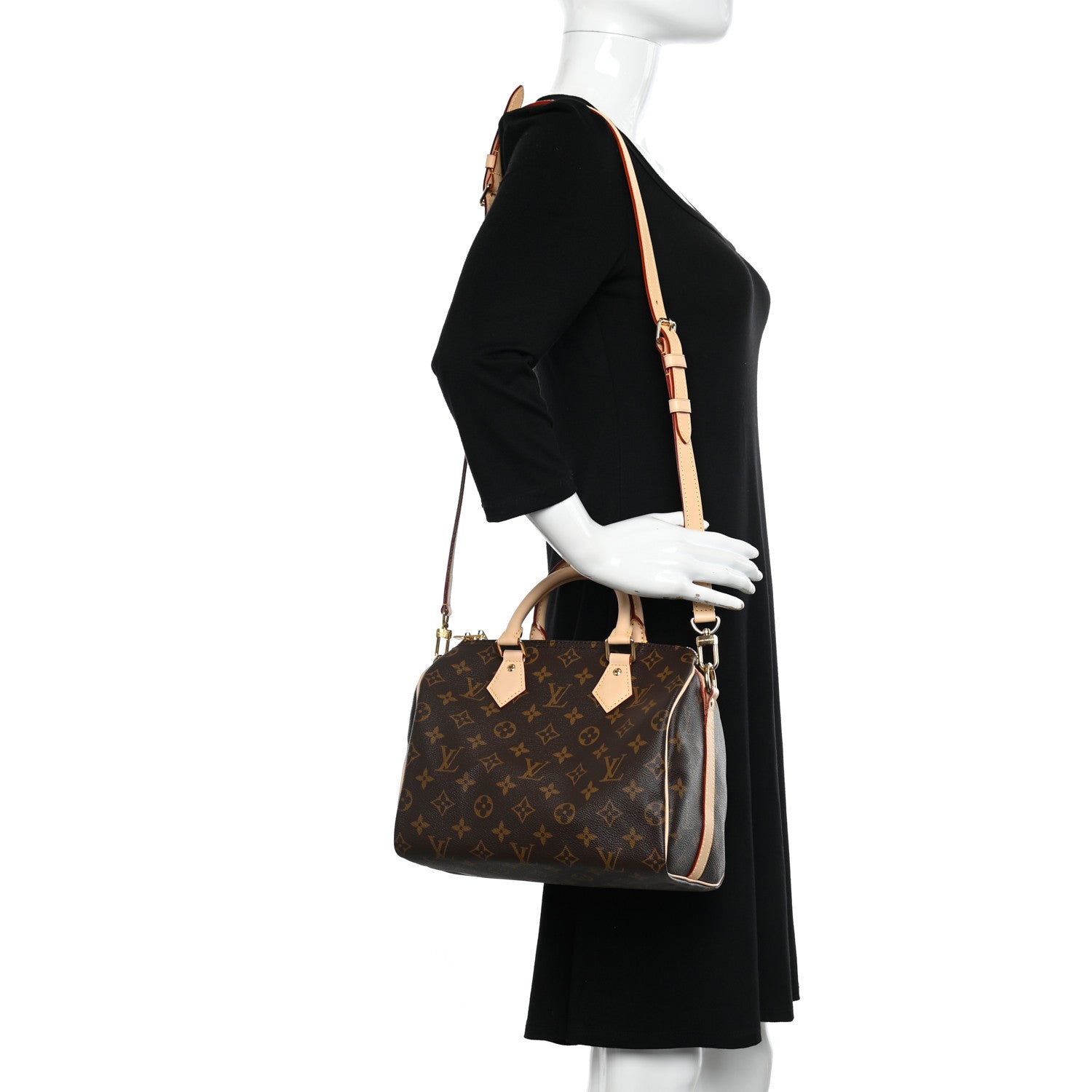 Louis Vuitton Monogram Speedy Bandouliere 25 2 of 9