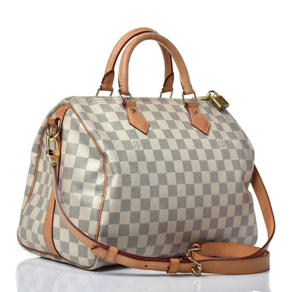Louis Vuitton Damier Azur Speedy Bandouliere 30 2 of 8