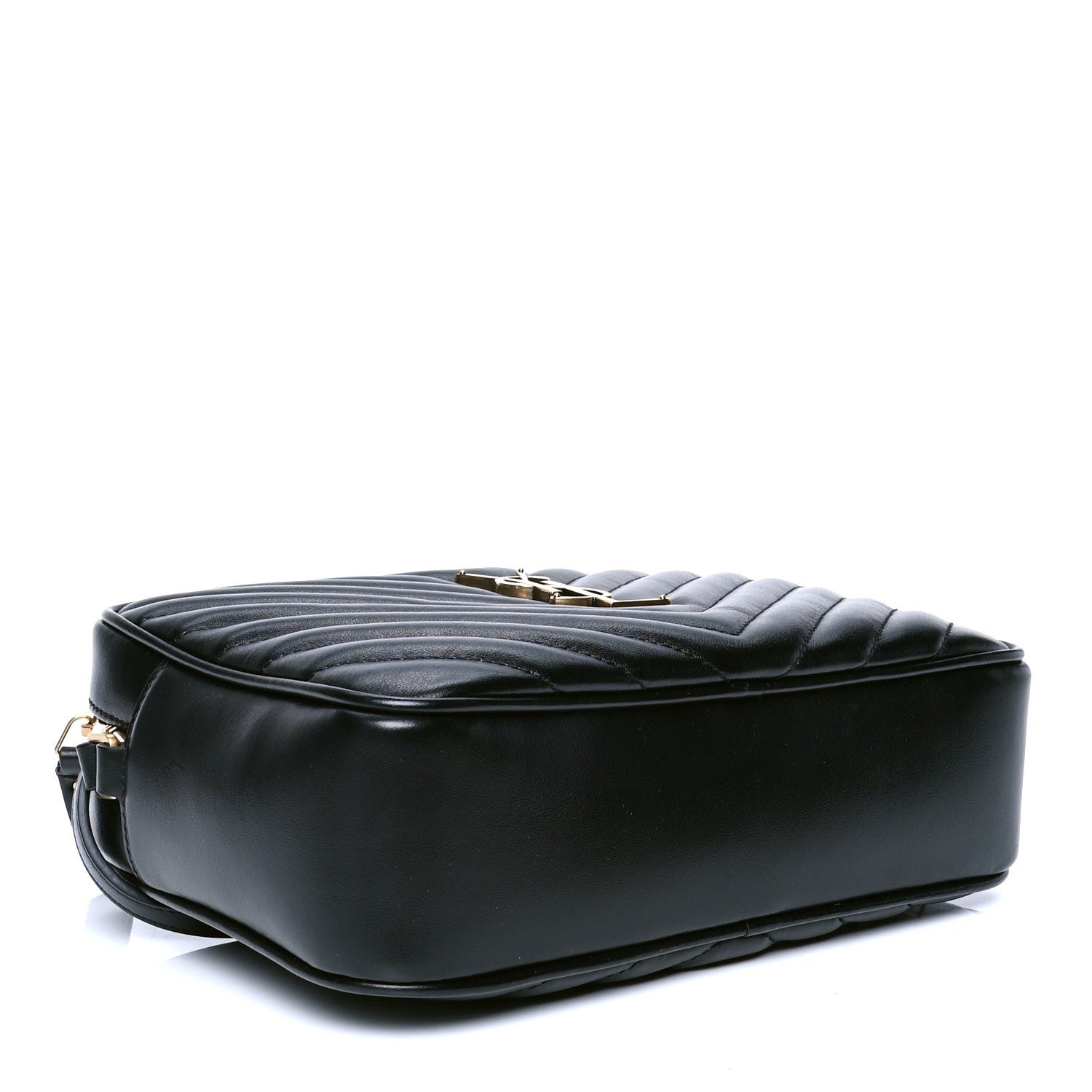 Saint Laurent Calfskin Matelasse Monogram Lou Camera Bag Black 3 of 4